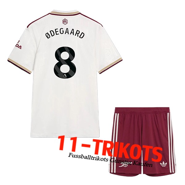 Arsenal (ØDEGAARD #8) Kinder 2025/2026 Third Trikot