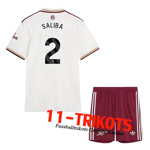 Arsenal (SALIBA #2) Kinder 2025/2026 Third Trikot