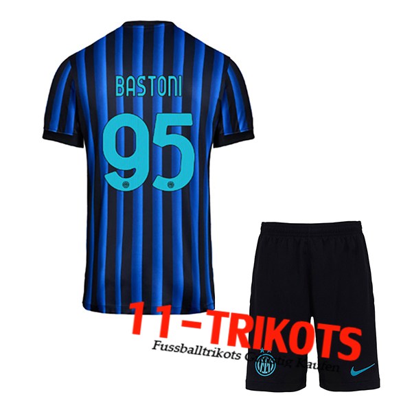 Inter Milan (BASTONI #95) Kinder 2025/2026 Heimtrikot