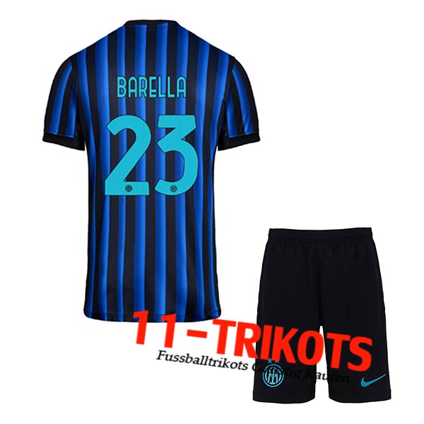 Inter Milan (BARELLA #23) Kinder 2025/2026 Heimtrikot