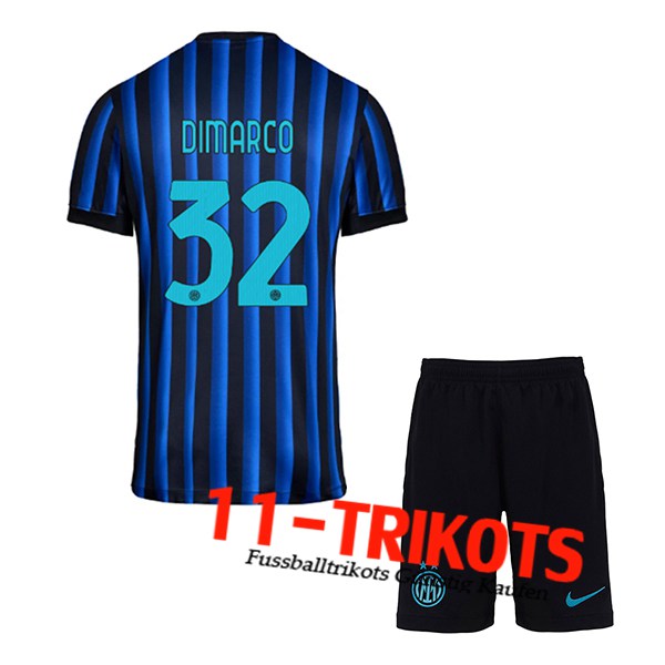 Inter Milan (DIMARCO #32) Kinder 2025/2026 Heimtrikot