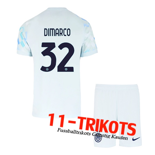Inter Milan (DIMARCO #32) Kinder 2025/2026 Auswärtstrikot