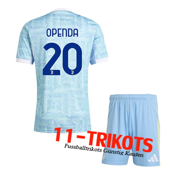 Juventus (OPENDA #20) Kinder 2025/2026 Auswärtstrikot