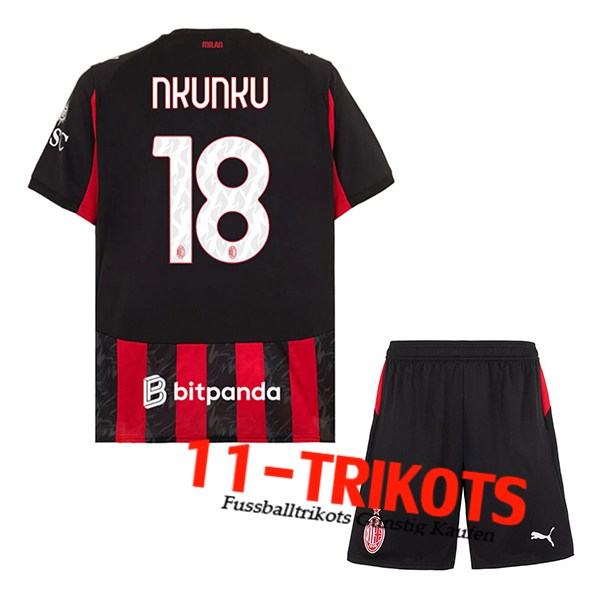 AC Milan (NKUNKU #18) Kinder 2025/2026 Heimtrikot