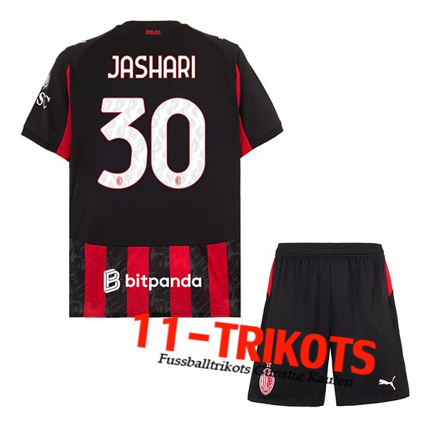 AC Milan (JASHARI #30) Kinder 2025/2026 Heimtrikot