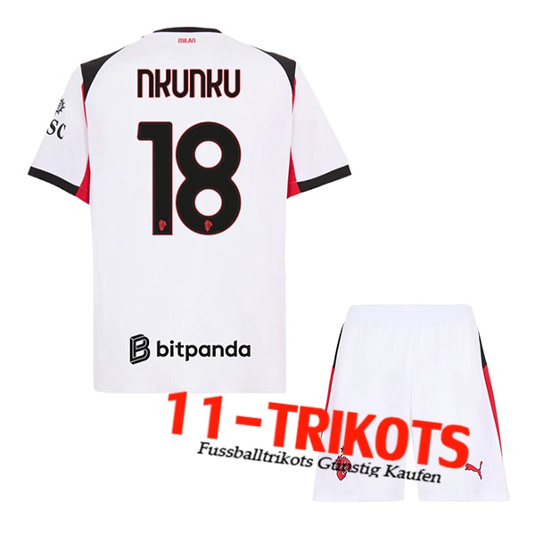AC Milan (NKUNKU #18) Kinder 2025/2026 Auswärtstrikot