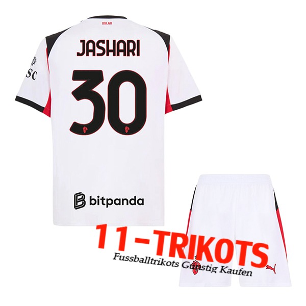 AC Milan (JASHARI #30) Kinder 2025/2026 Auswärtstrikot