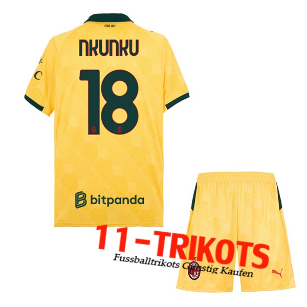 AC Milan (NKUNKU #18) Kinder 2025/2026 Third Trikot