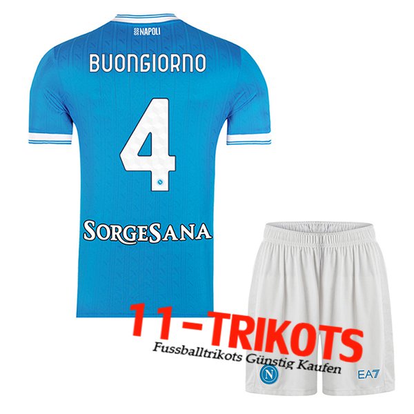 SSC Neapel (BUONGIORNO #4) Kinder 2025/2026 Heimtrikot