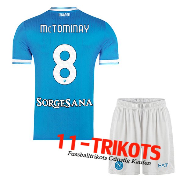 SSC Neapel (MCTOMINAY #8) Kinder 2025/2026 Heimtrikot