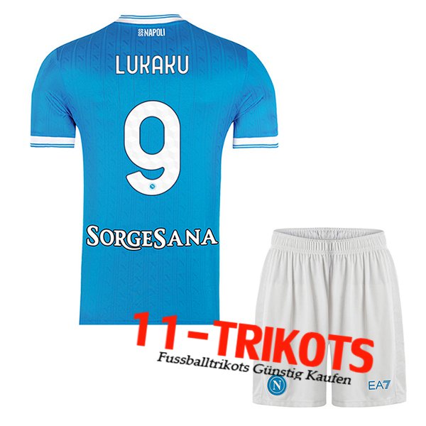 SSC Neapel (LUKAKU #9) Kinder 2025/2026 Heimtrikot