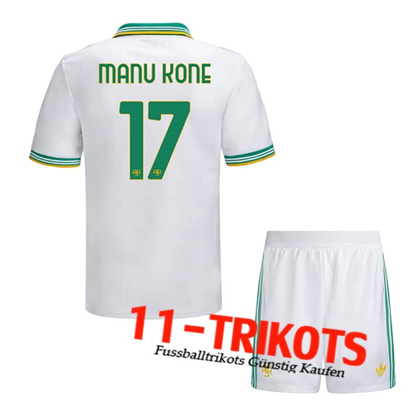AS Rom (MANU KONÉ #17) Kinder 2025/2026 Third Trikot