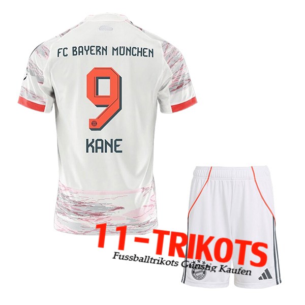 Bayern Munchen (KANE #9) Kinder 2025/2026 Auswärtstrikot
