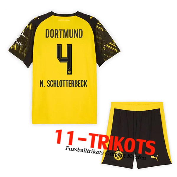 Dortmund (N.SCHLOTTERBECK #4) Kinder 2025/2026 Heimtrikot