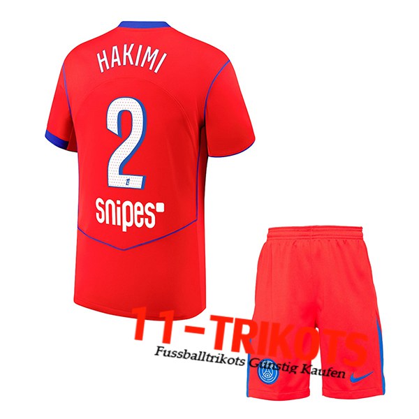 PSG (HAKIMI #2) Kinder 2025/2026 Third Trikot