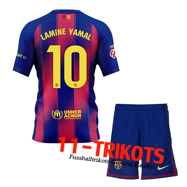 Barcelona (LAMINE YAMAL #10) Kinder 2025/2026 Heimtrikot