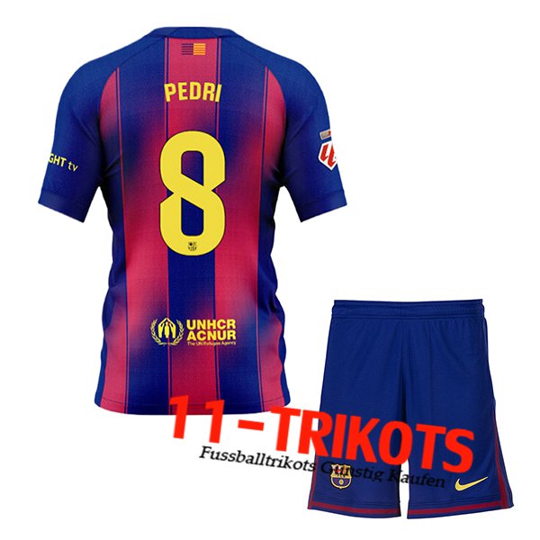 Barcelona (PEDRI #8) Kinder 2025/2026 Heimtrikot