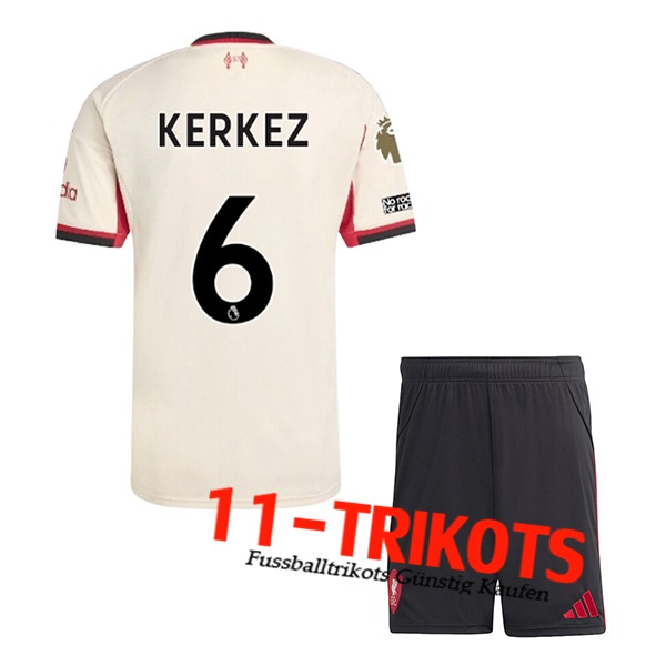 Liverpool (KERKEZ #6) Kinder 2025/2026 Auswärtstrikot
