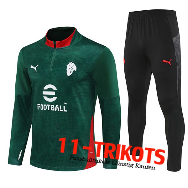 AC Milan Trainingsanzug Grün/Rot 2025/2026