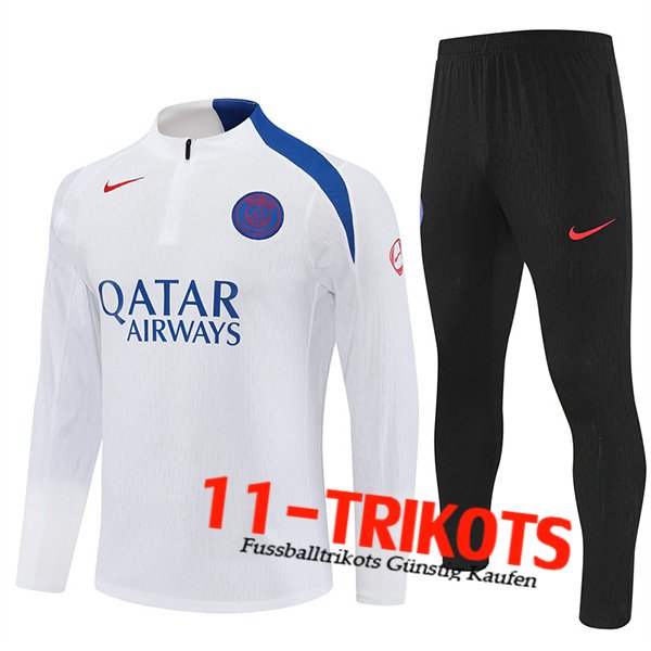 PSG Trainingsanzug Weiß/Blau 2025/2026