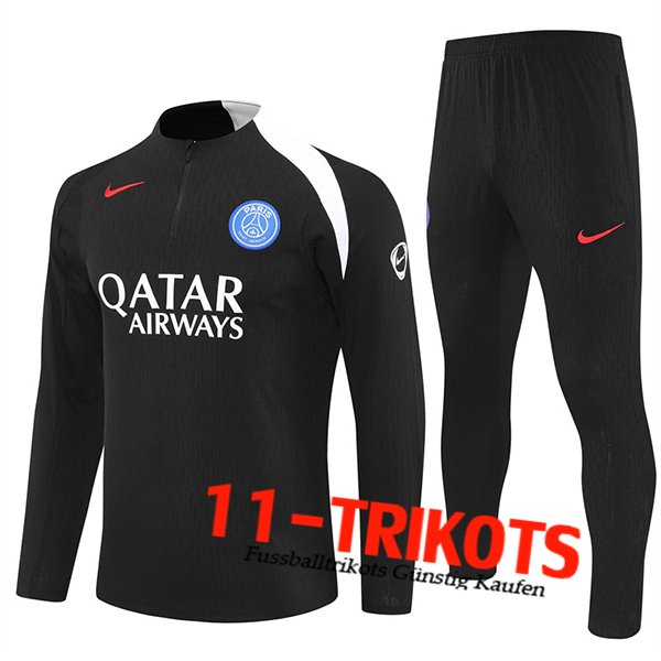 PSG Trainingsanzug Schwarz/Weiß 2025/2026