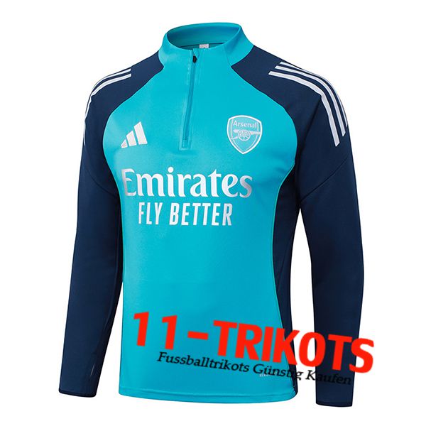 Arsenal Training Sweatshirt Blau 2025/2026  Arsenal Training Sweatshirt Blau 2025/2026