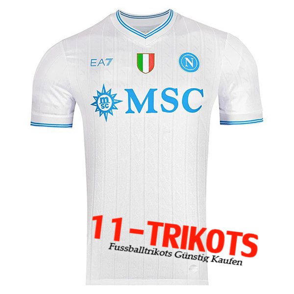 SSC Neapel Fussball Trikots Champions League Edition Weiß 2025/2026