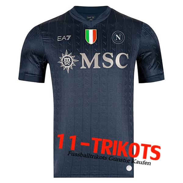 SSC Neapel Fussball Trikots Champions League Edition Schwarz 2025/2026