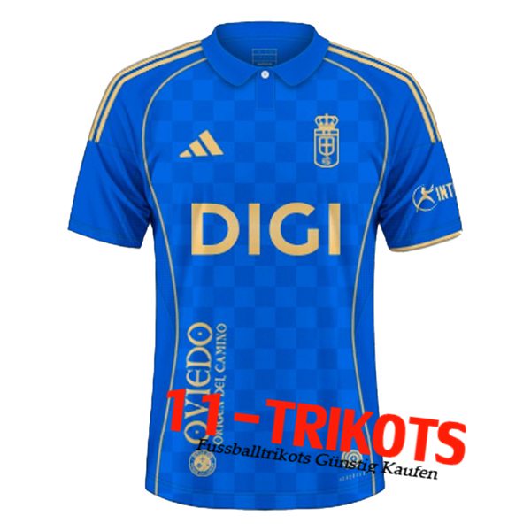 Neues Real Oviedo Heimtrikot 2025/2026  Neues Real Oviedo Heimtrikot 2025/2026
