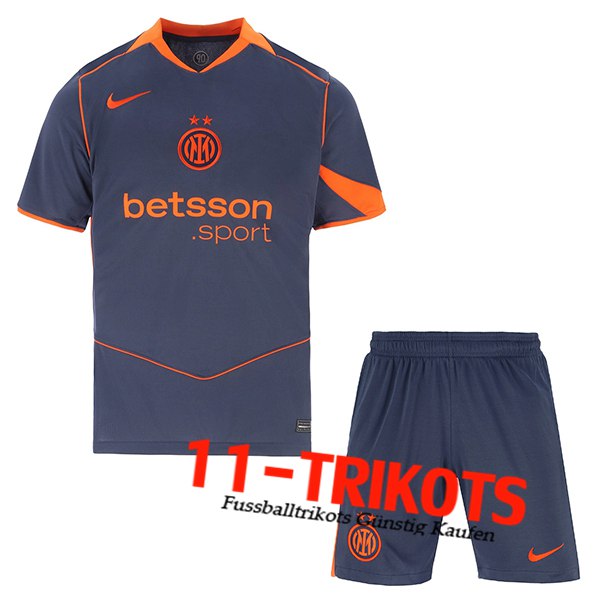Neues Inter Milan Kinder Third Trikot 2025/2026