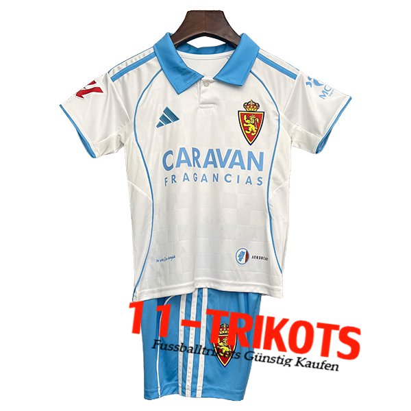 Neues Zaragoza Kinder Heimtrikot 2025/2026