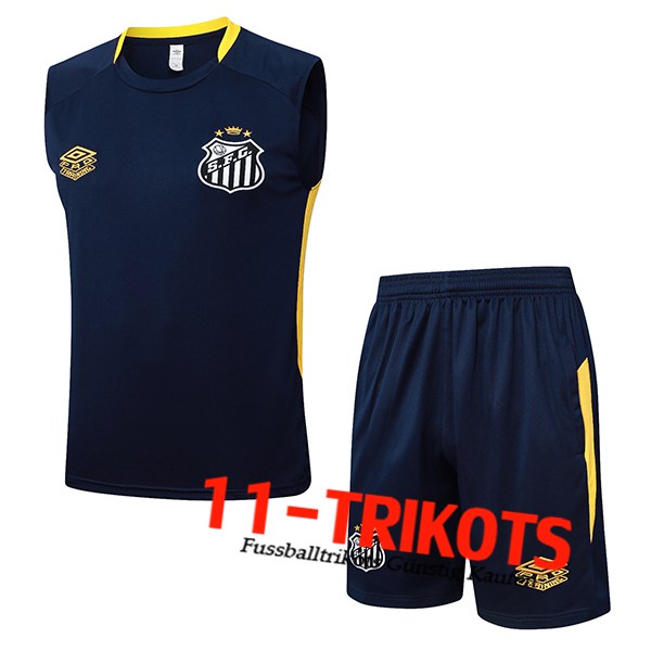 Santos Trainings-Tanktops Blau/Gelb 2025/2026