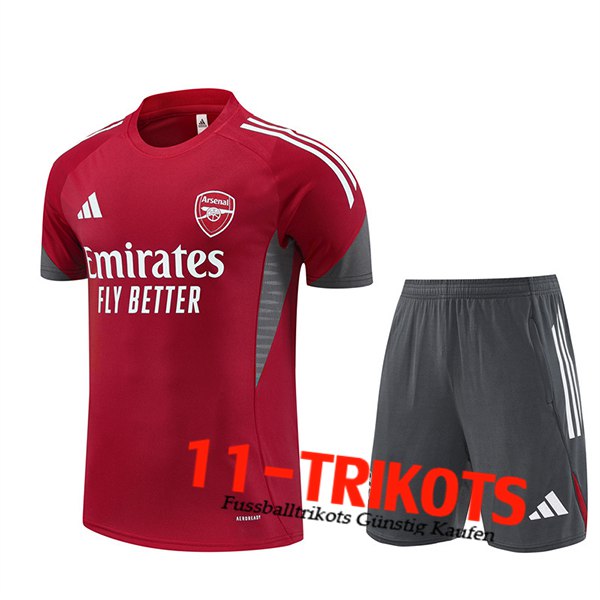 Arsenal Trainingstrikot Rot/Grau 2025/2026