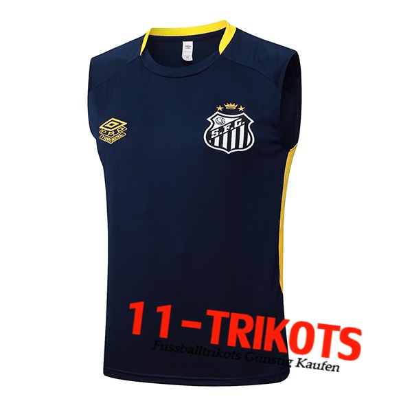 Santos Trainings-Tanktops Blau/Gelb 2025/2026
