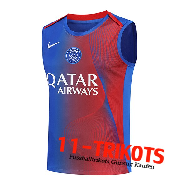 PSG Trainings-Tanktops Blau/Rot 2025/2026