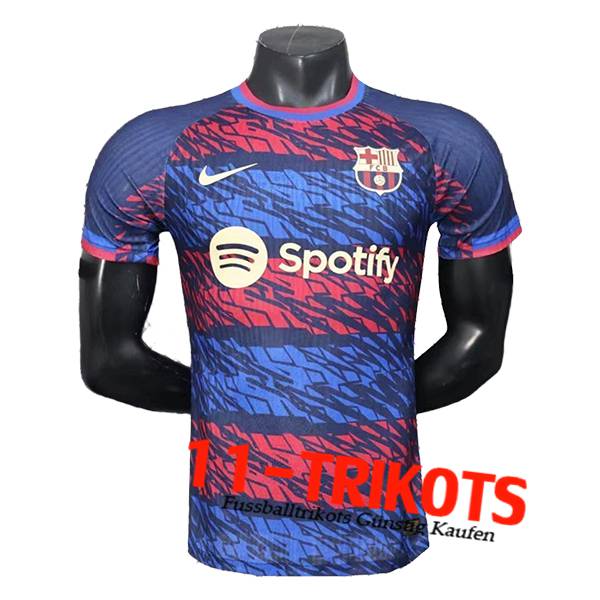FC Barcelona Trainingstrikot Blau/Rot 2025/2026 -03