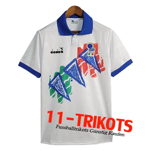 Italien Trainingstrikot Weiß/Blau 2025/2026