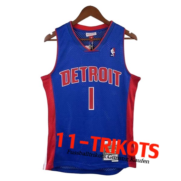 Detroit Pistons Trikot (IVERSON #1) 2025/26 Blau/Rot