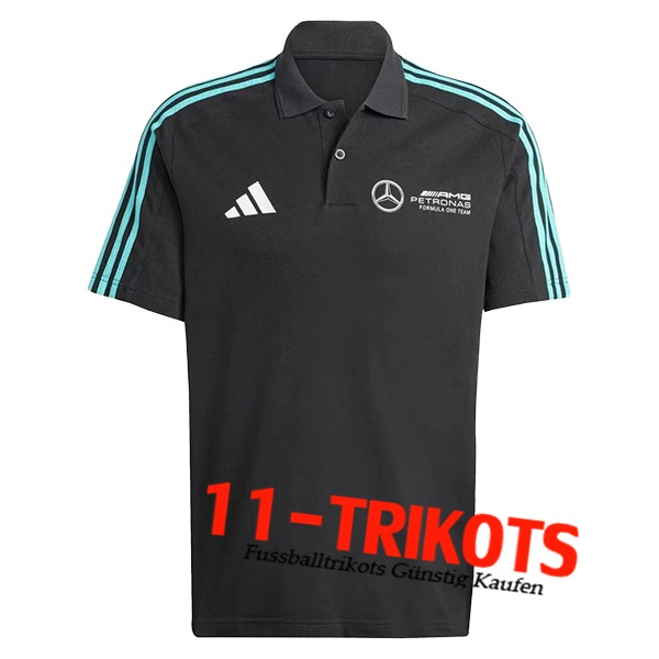 Polo F1 Mercedes Benz Team Schwarz/Grün 2025