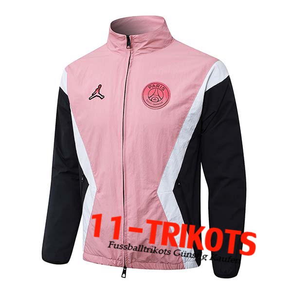 PSG Windjacke Rosa/Schwarz/Weiß 2025/2026  PSG Windjacke Rosa/Schwarz/Weiß 2025/2026