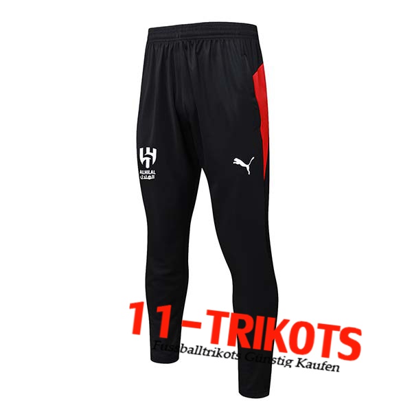 Al-Hilal Trainingshose Schwarz/Rot 2025/2026