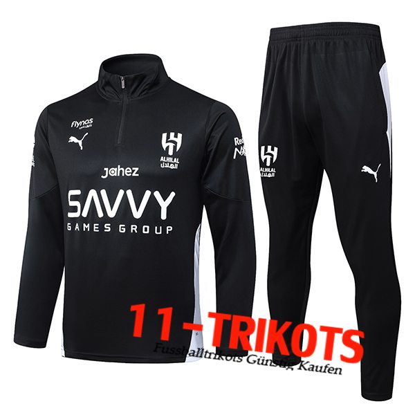 Al-Hilal Trainingsanzug Schwarz/Weiß 2025/2026