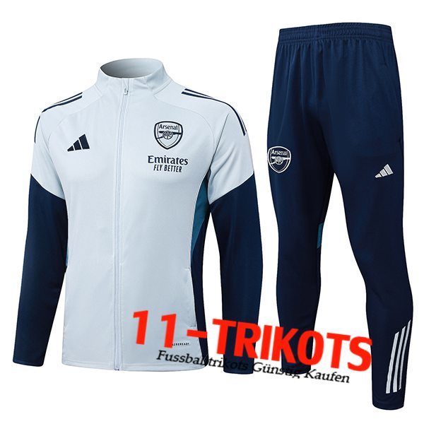 Arsenal Trainingsanzug jacke Grau/Ble 2025/2026