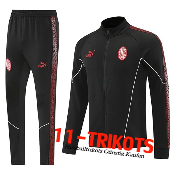 AC Milan Trainingsanzug jacke Schwarz/Rot 2025/2026
