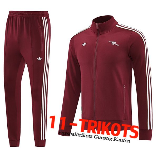 Arsenal Trainingsanzug jacke Rot/Weiß 2025/2026