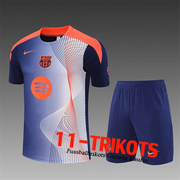 FC Barcelona Trainingstrikot Kinder Blau/Orange 2025/2026 FC Barcelona Trainingstrikot Kinder Blau/Orange 2025/2026