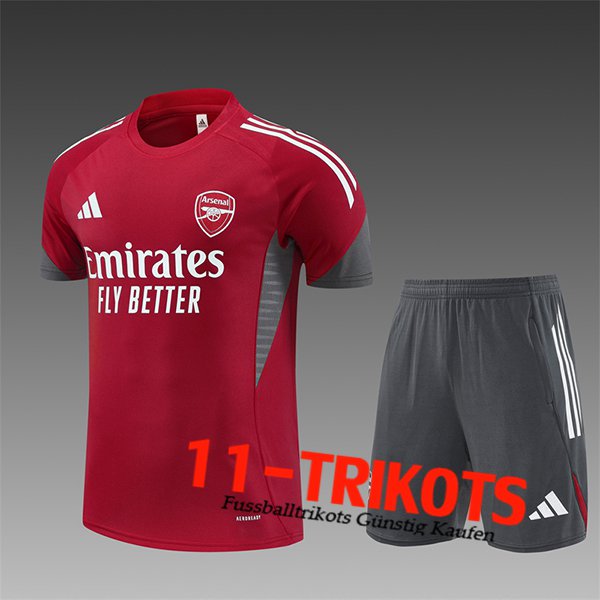 Arsenal Trainingstrikot Kinder Rot/Grau 2025/2026