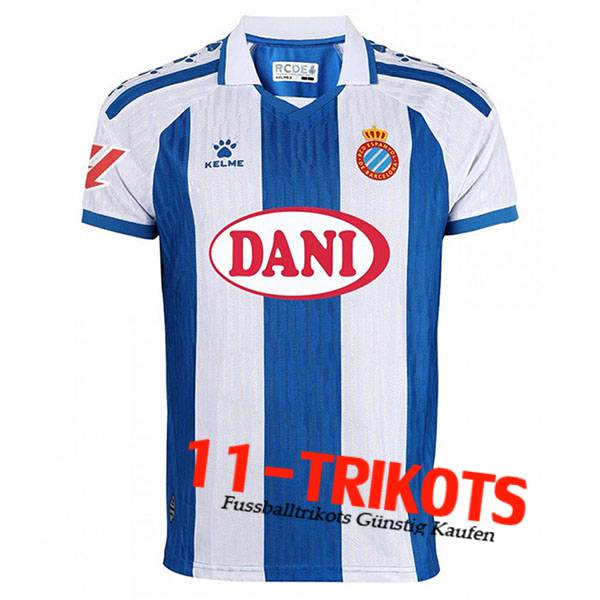 Neues RCD Espanyol Heimtrikot 2025/2026  Neues RCD Espanyol Heimtrikot 2025/2026