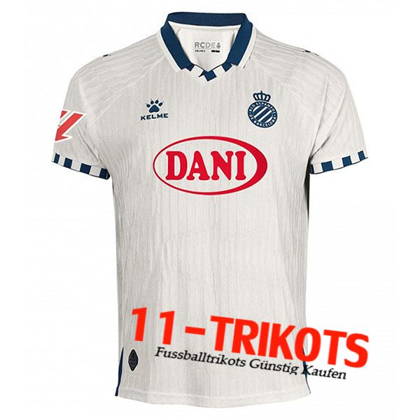 Neues RCD Espanyol Auswärtstrikot 2025/2026  Neues RCD Espanyol Auswärtstrikot 2025/2026