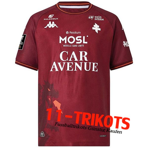 Neues FC Metz Heimtrikot 2025/2026  Neues FC Metz Heimtrikot 2025/2026